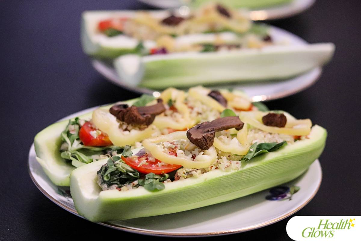 The recipe 'Pizza Sandwich' from the dehydrator recipe e-book 'Raw yet Warm'.