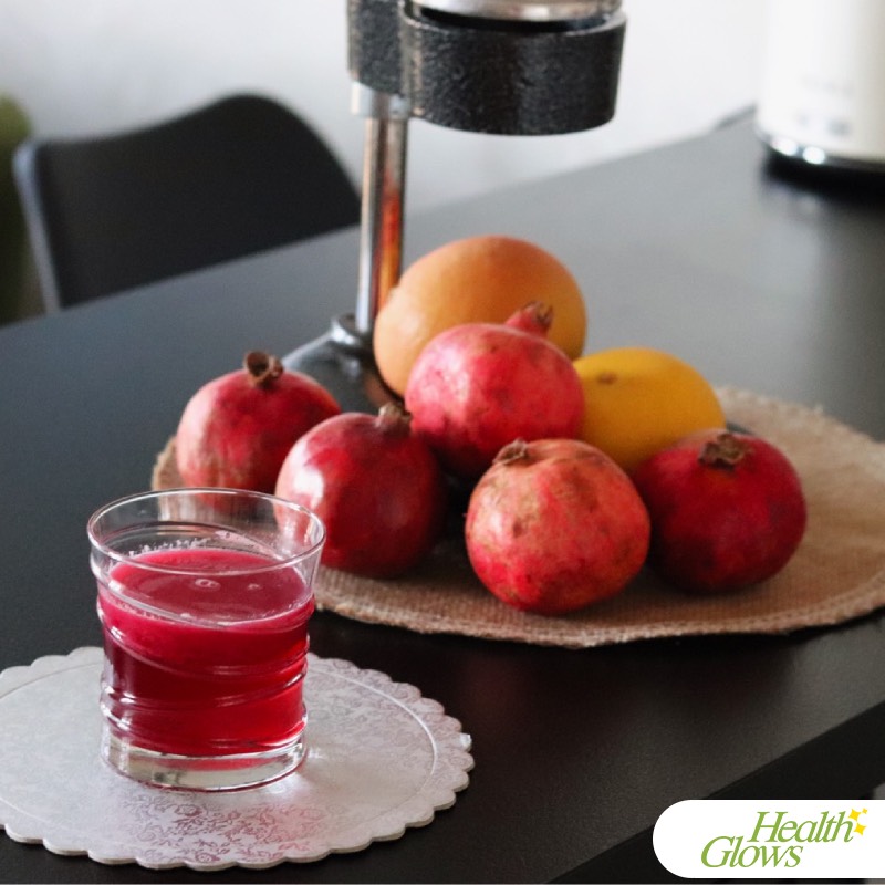 Pomegranate juice - a nutritionally rich drink that is a perfect addition to a healthy diet.