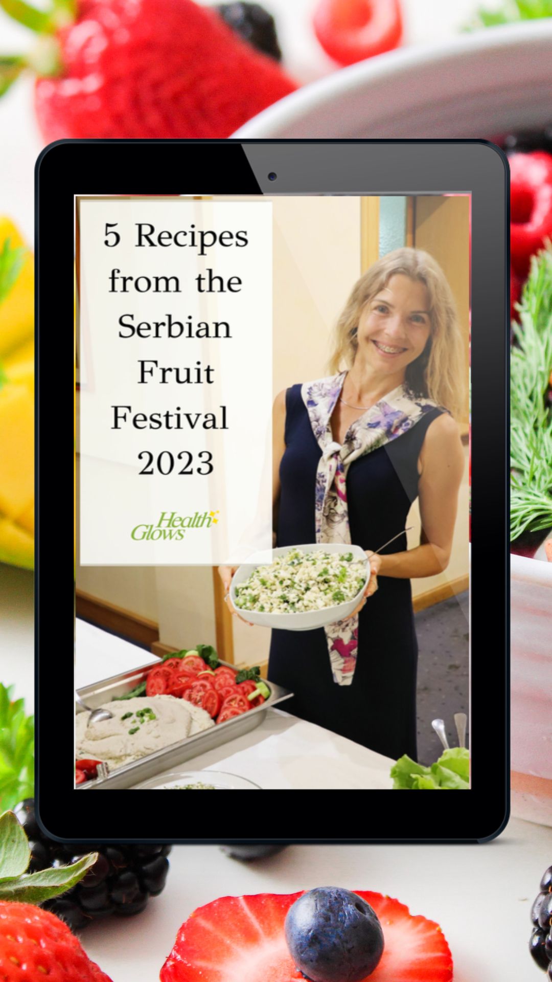 In the free e-book '5 recipes from the Serbian Fruit Festival 2023' you get some of the delicious and healthy raw vegan recipes that were served at the Serbian Fruit Festival 2023.
