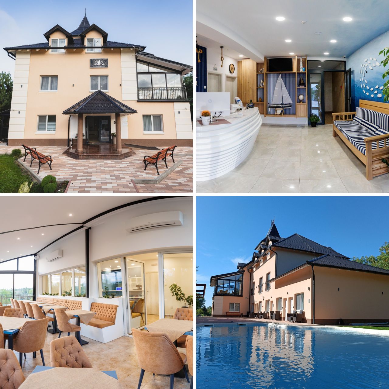The luxurious, newly built (built in 2023) villa 'Navigator' in Palic, Serbia, which will serve as accommodation for our supervised water fast clients.