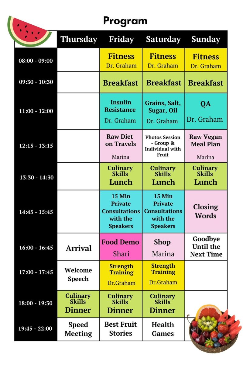 Serbian Fruit Festival 2024 program.