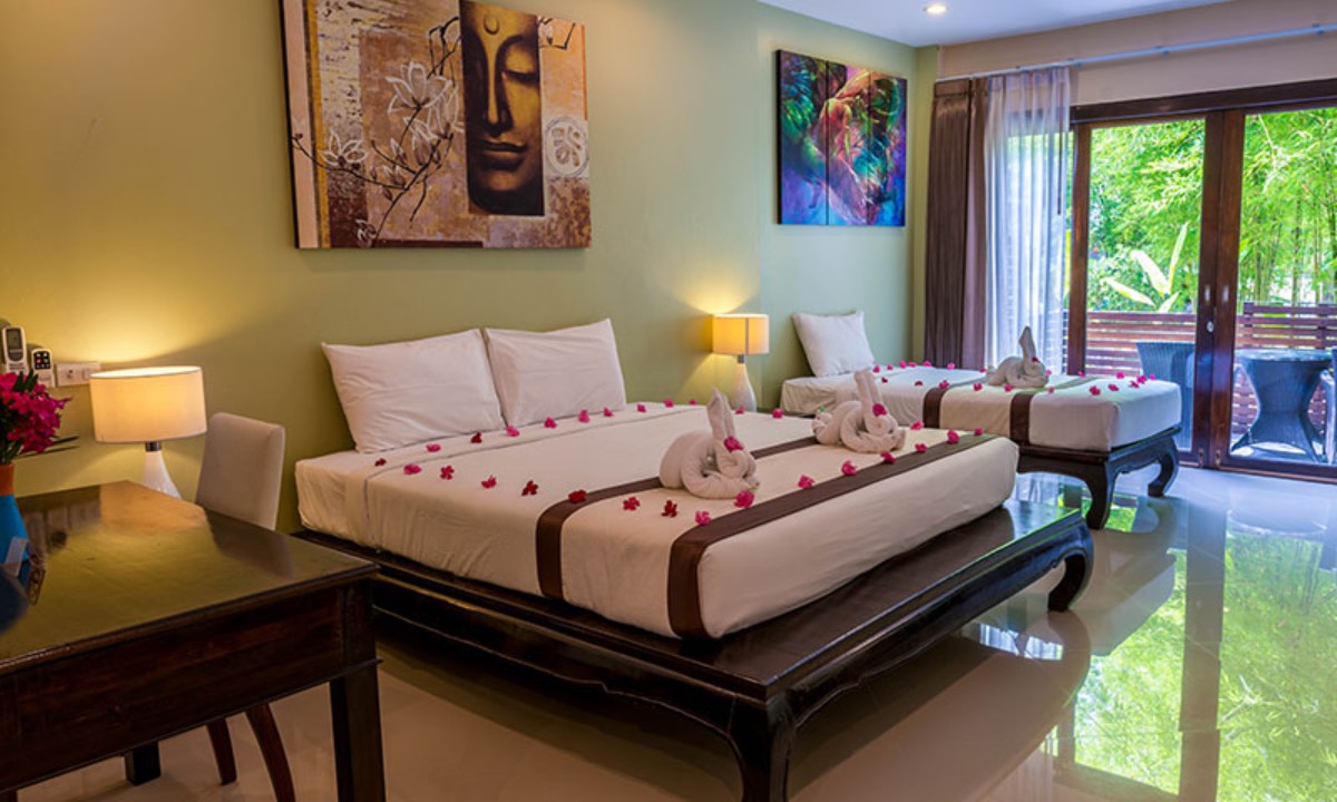 Deluxe room with a balcony for 2 people at the 'Health Glows Thai Retreat' 2025.