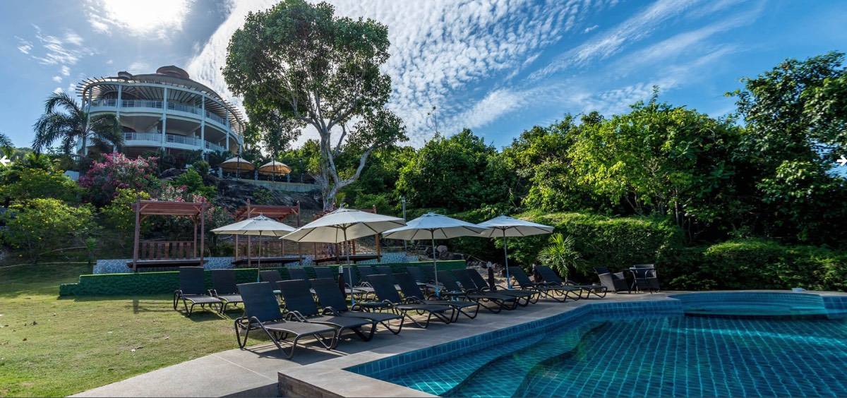 'Sunset Hill Resort' on the Thai island Koh Phangan.